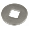 Шайба мебельная увеличенная с квадратным отверстием DIN 440 нержавеющая сталь А2 V