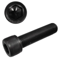 Винт (болт) с мелкой резьбой, цилиндрической головкой и внутренним шестигранником DIN 912 класс прочности 12.9 оксидированная сталь